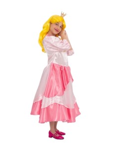 Déguisement de princesse rose pour enfant de qualité supérieure, idéal pour le carnaval, les fêtes à thème et les événements spé 2